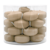 Schwimmkerzen klein, Sahara, 50/30 mm, WENZEL, Brenndauer ca. 4h, Box mit 28 Stück