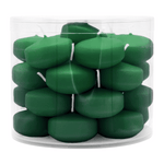 Schwimmkerzen klein, Seegrün, 50/30 mm, WENZEL, Brenndauer ca. 4h, Box mit 28 Stück