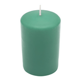 WENZEL CLASSIC Stumpenkerze Smaragd (100/70 mm) aus Paraffin mit 44 Stunden Brenndauer