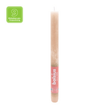 Stabkerzen Rustik, 23/270 mm, Nebeliges Rosa, BOLSIUS, Brenndauer ca. 13h, 9 Stück pro Verpackung - luterna.de