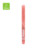 Stabkerzen Rustik, 23/270 mm, Rosa Blüte, BOLSIUS, Brenndauer ca. 13h, 9 Stück pro Verpackung - luterna.de