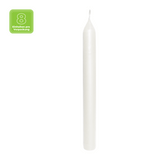 Stabkerzen, Wolkiges Weiß, BOLSIUS Essentials, 20/230 mm, Brenndauer ca. 8h, 8 Stück pro Verpackung, Torpedokerzen, Dinnerkerzen - luterna.de