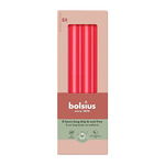 Stabkerzen, Zartes Rot, BOLSIUS Essentials, 20/230 mm, Brenndauer ca. 8h, 8 Stück pro Verpackung, Torpedokerzen, Dinnerkerzen