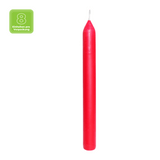 Stabkerzen, Zartes Rot, BOLSIUS Essentials, 20/230 mm, Brenndauer ca. 8h, 8 Stück pro Verpackung, Torpedokerzen, Dinnerkerzen - luterna.de
