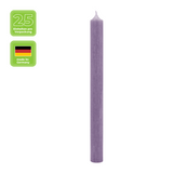 Stabkerzen aus Paraffin, 250/22 mm, Lavendel, KERZENFARM HAHN, Brenndauer ca. 12h, 25 Stück pro Verpackung - luterna.de