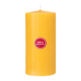 Stumpenkerze, 100% reines Bienenwachs, Wiedemann, 100/60 mm, Brenndauer ca. 43h - luterna.de