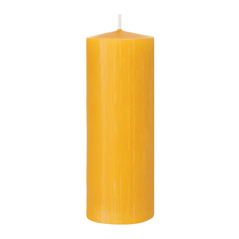 Stumpenkerze, 100% reines Bienenwachs, Wiedemann, 120/50 mm, Brenndauer ca. 36h - luterna.de