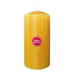 Stumpenkerze, 100% reines Bienenwachs, Wiedemann, 200/80 mm, Brenndauer ca. 120h