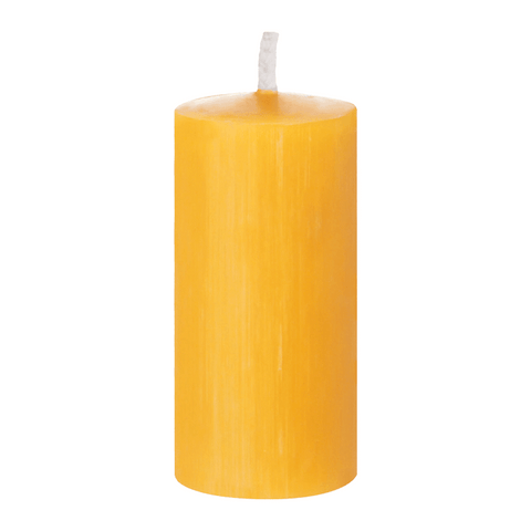Stumpenkerze, 100% reines Bienenwachs, Wiedemann, 80/40 mm, Brenndauer ca. 16h - luterna.de