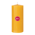 Stumpenkerze, 100% reines Bienenwachs, Wiedemann, 80/50 mm, Brenndauer ca. 24h