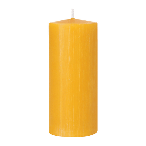 Stumpenkerze, 100% reines Bienenwachs, Wiedemann, 80/50 mm, Brenndauer ca. 24h - luterna.de