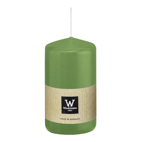 Stumpenkerze aus Paraffin, Aloe Vera, Wiedemann, 100/58 mm, Brenndauer ca. 33h - luterna.de