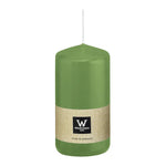 Stumpenkerze aus Paraffin, Aloe Vera, Wiedemann, 130/68 mm, Brenndauer ca. 52h