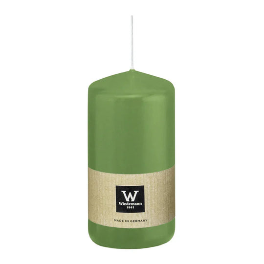 Stumpenkerze aus Paraffin, Aloe Vera, Wiedemann, 130/68 mm, Brenndauer ca. 52h