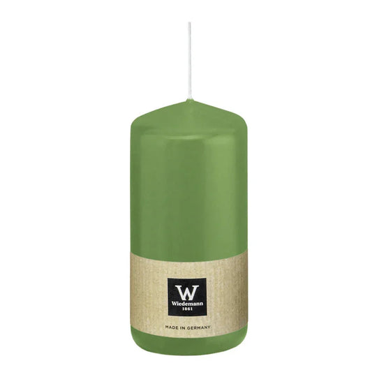 Stumpenkerze aus Paraffin, Aloe Vera, Wiedemann, 200/78 mm, Brenndauer ca. 119h