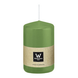 Stumpenkerze aus Paraffin, Aloe Vera, Wiedemann, 80/58 mm, Brenndauer ca. 29h - luterna.de