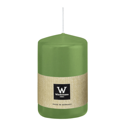 Stumpenkerze aus Paraffin, Aloe Vera, Wiedemann, 80/58 mm, Brenndauer ca. 29h - luterna.de