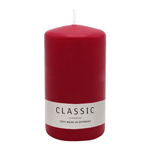 Stumpenkerze aus Paraffin, Altrot, WENZEL, 100/60 mm, Brenndauer ca. 29h, selbstverlöschend