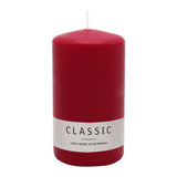 Stumpenkerze aus Paraffin, Altrot, WENZEL, 100/60 mm, Brenndauer ca. 29h, selbstverlöschend