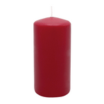 Stumpenkerze aus Paraffin, Altrot, WENZEL, 150/70 mm, Brenndauer ca. 56h, selbstverlöschend