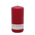 Stumpenkerze aus Paraffin, Altrot, WENZEL, 150/70 mm, Brenndauer ca. 56h, selbstverlöschend