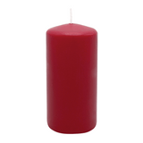 Stumpenkerze aus Paraffin, Altrot, WENZEL, 150/70 mm, Brenndauer ca. 56h, selbstverlöschend