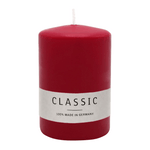 Stumpenkerze aus Paraffin, Altrot, WENZEL, 80/60 mm, Brenndauer ca. 22h, selbstverlöschend