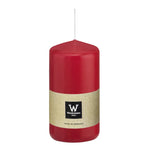 Stumpenkerze aus Paraffin, Altrot, Wiedemann, 100/48 mm, Brenndauer ca. 23h