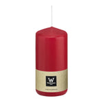 Stumpenkerze aus Paraffin, Altrot, Wiedemann, 200/78 mm, Brenndauer ca. 119h