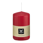 Stumpenkerze aus Paraffin, Altrot, Wiedemann, 80/58 mm, Brenndauer ca. 29h