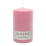 Stumpenkerze aus Paraffin, Antikrosa, WENZEL, 100/70 mm, Brenndauer ca. 34h, selbstverlöschend