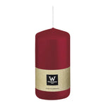 Stumpenkerze aus Paraffin, Bordeaux, Wiedemann, 130/68 mm, Brenndauer ca. 52h