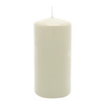 Stumpenkerze aus Paraffin, Elfenbein, WENZEL, 150/70 mm, Brenndauer ca. 56h, selbstverlöschend