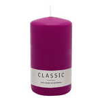 Stumpenkerze aus Paraffin, Erika, WENZEL, 100/60 mm, Brenndauer ca. 29h, selbstverlöschend