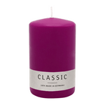 Stumpenkerze aus Paraffin, Erika, WENZEL, 100/70 mm, Brenndauer ca. 34h, selbstverlöschend