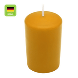 Stumpenkerze aus Paraffin, Natur, WENZEL, 100/70 mm, Brenndauer ca. 34h, selbstverlöschend