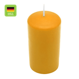 Stumpenkerze aus Paraffin, Natur, WENZEL, 130/70 mm, Brenndauer ca. 47h, selbstverlöschend