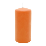 Stumpenkerze aus Paraffin, Safran, WENZEL, 150/70 mm, Brenndauer ca. 56h, selbstverlöschend