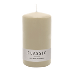 Stumpenkerze aus Paraffin, Sahara, WENZEL, 100/60 mm, Brenndauer ca. 29h, selbstverlöschend