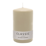 Stumpenkerze aus Paraffin, Sahara, WENZEL, 100/70 mm, Brenndauer ca. 34h, selbstverlöschend