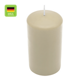 Stumpenkerze aus Paraffin, Sahara, WENZEL, 120/80 mm, Brenndauer ca. 56h, selbstverlöschend