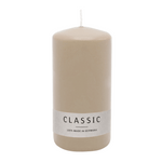 Stumpenkerze aus Paraffin, Sahara, WENZEL, 150/70 mm, Brenndauer ca. 56h, selbstverlöschend