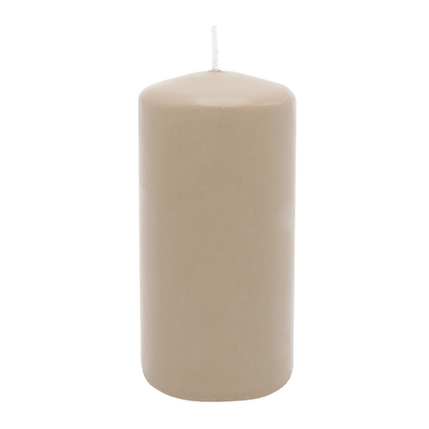 Stumpenkerze aus Paraffin, Sahara, WENZEL, 150/70 mm, Brenndauer ca. 56h, selbstverlöschend