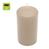 Stumpenkerze aus Paraffin, Sahara, WENZEL, 150/70 mm, Brenndauer ca. 56h, selbstverlöschend