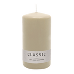 Stumpenkerze aus Paraffin, Sahara, WENZEL, 150/80 mm, Brenndauer ca. 73h, selbstverlöschend