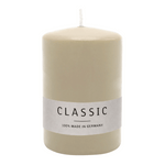 Stumpenkerze aus Paraffin, Sahara, WENZEL, 80/60 mm, Brenndauer ca. 22h, selbstverlöschend