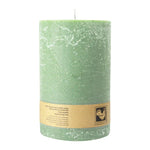 Stumpenkerze aus Paraffin, Salbei, Country, 100/150 mm, KERZENFARM HAHN, Brenndauer ca. 88h