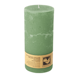Stumpenkerze aus Paraffin, Salbei, Country, 65/135 mm, KERZENFARM HAHN, Brenndauer ca. 54h