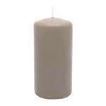 Stumpenkerze aus Paraffin, Sand, WENZEL, 150/70 mm, Brenndauer ca. 56h, selbstverlöschend