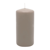 Stumpenkerze aus Paraffin, Sand, WENZEL, 150/70 mm, Brenndauer ca. 56h, selbstverlöschend